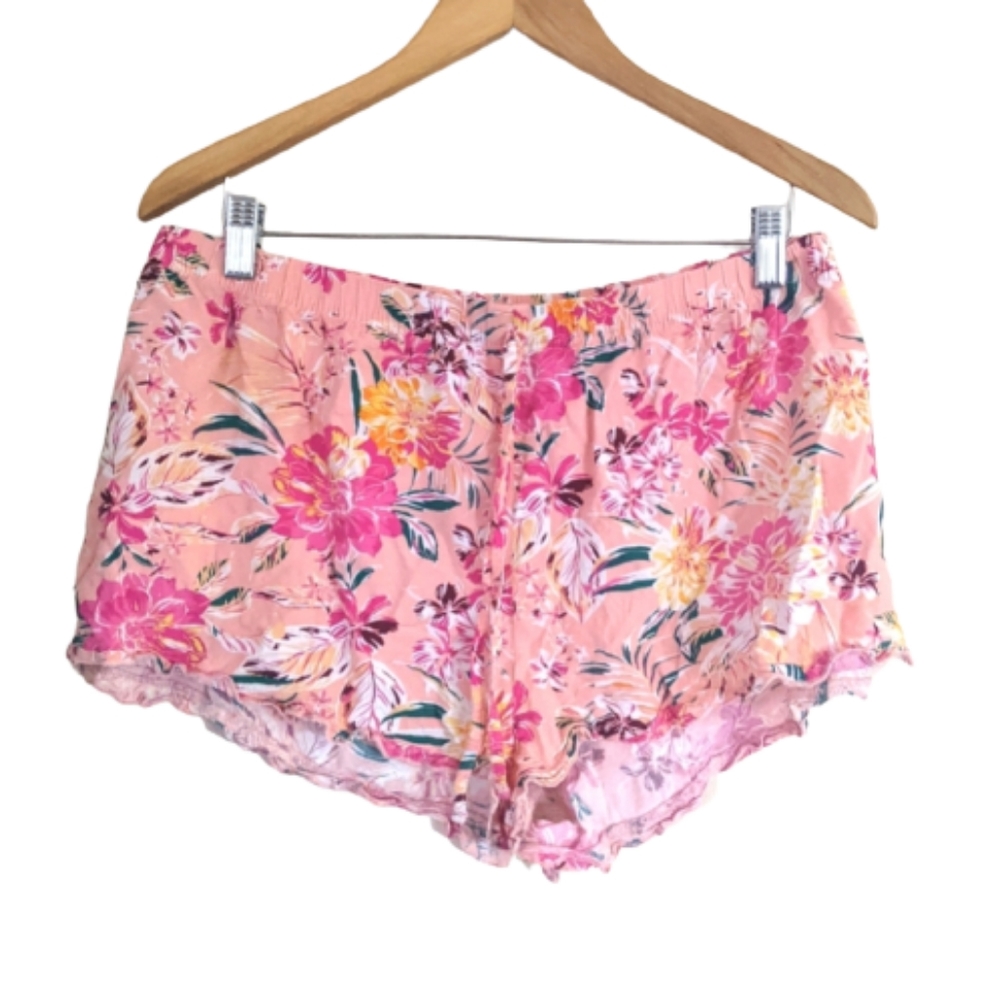 🌟 Love To Lounge Floral  Plus Size Sleepwear Intimate Shorts Size 14/16
